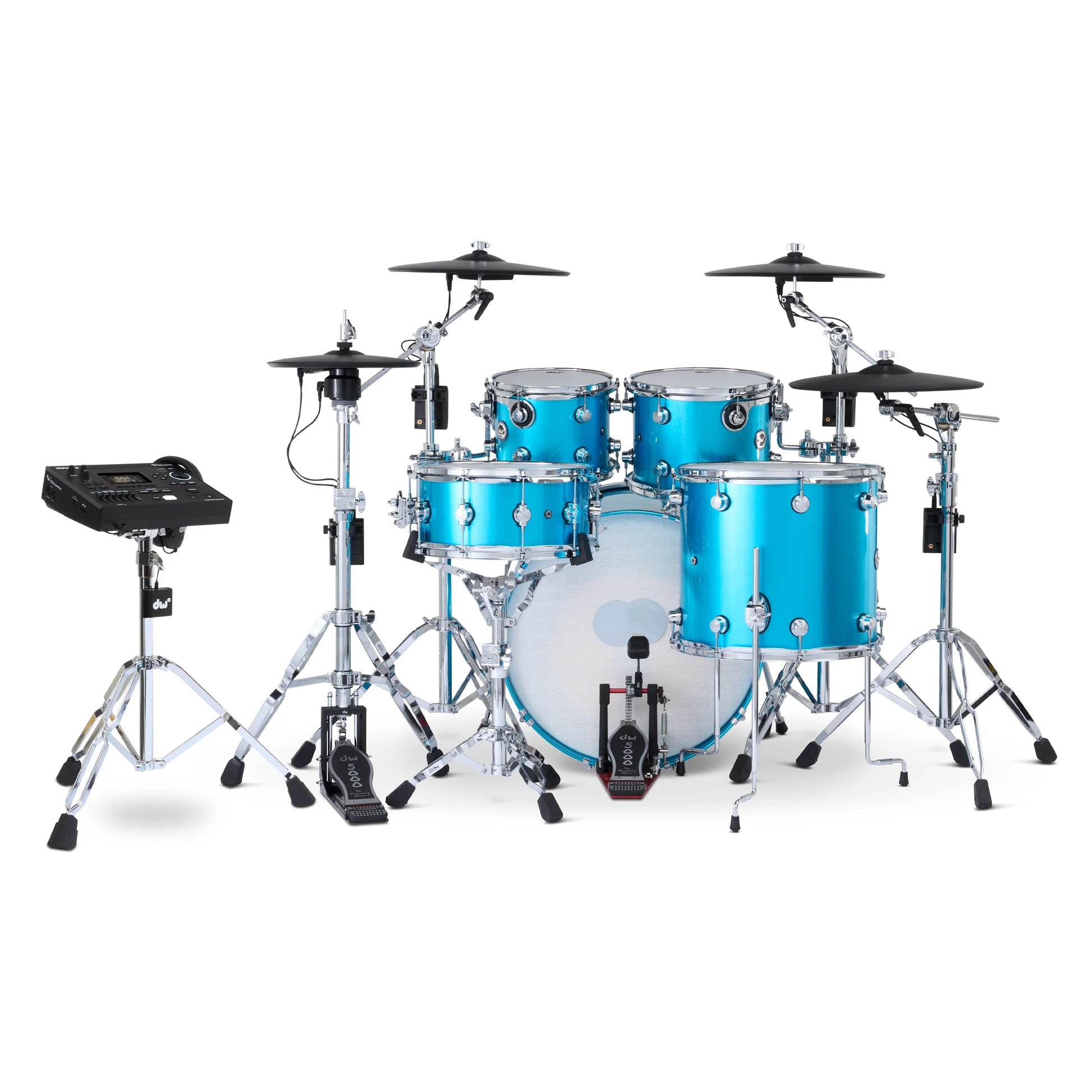 Trống Cơ DW DWe Drum Kit Bundle 5-Piece w/Roland V-Cymbals + V51 Module (22/10-12/16/14) - Việt Music