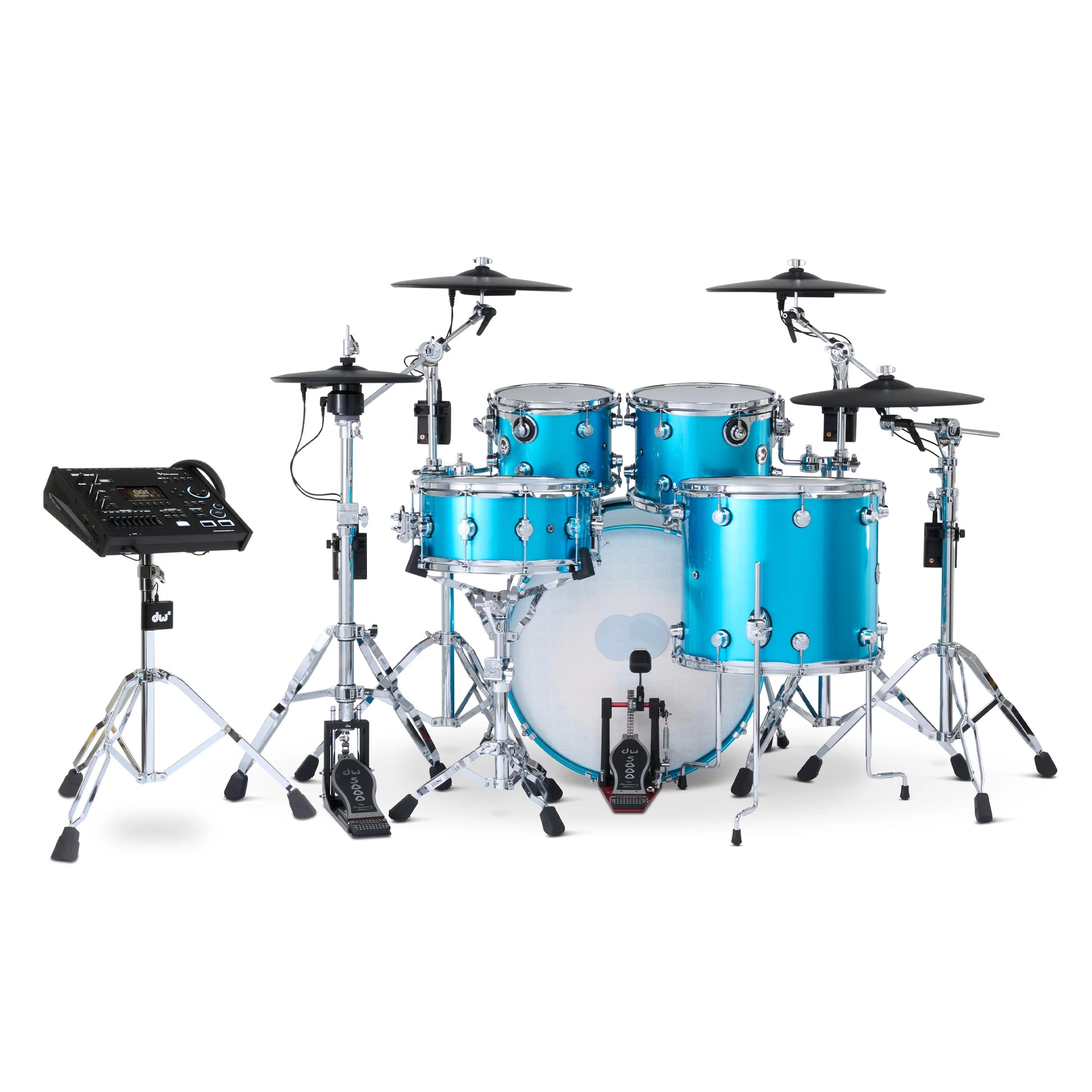 Trống Cơ DW DWe Drum Kit Bundle 5-Piece w/Roland V-Cymbals + V71 Module (22/10-12/16/14) - Việt Music