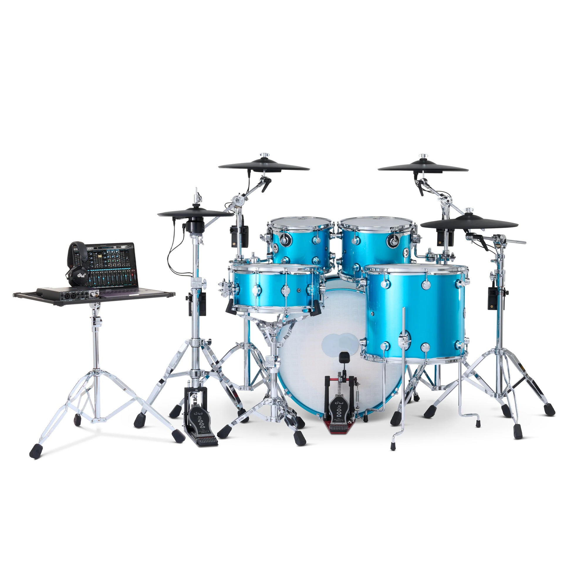 Trống Cơ DW DWe Drum Kit Bundle 5-Piece w/Roland V-Cymbals (22/10-12/16/14) - Việt Music