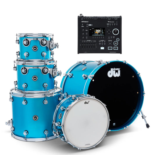 Trống Cơ DW DWe Shell Pack 5-Piece + V71 Module (22/10-12/16/14)