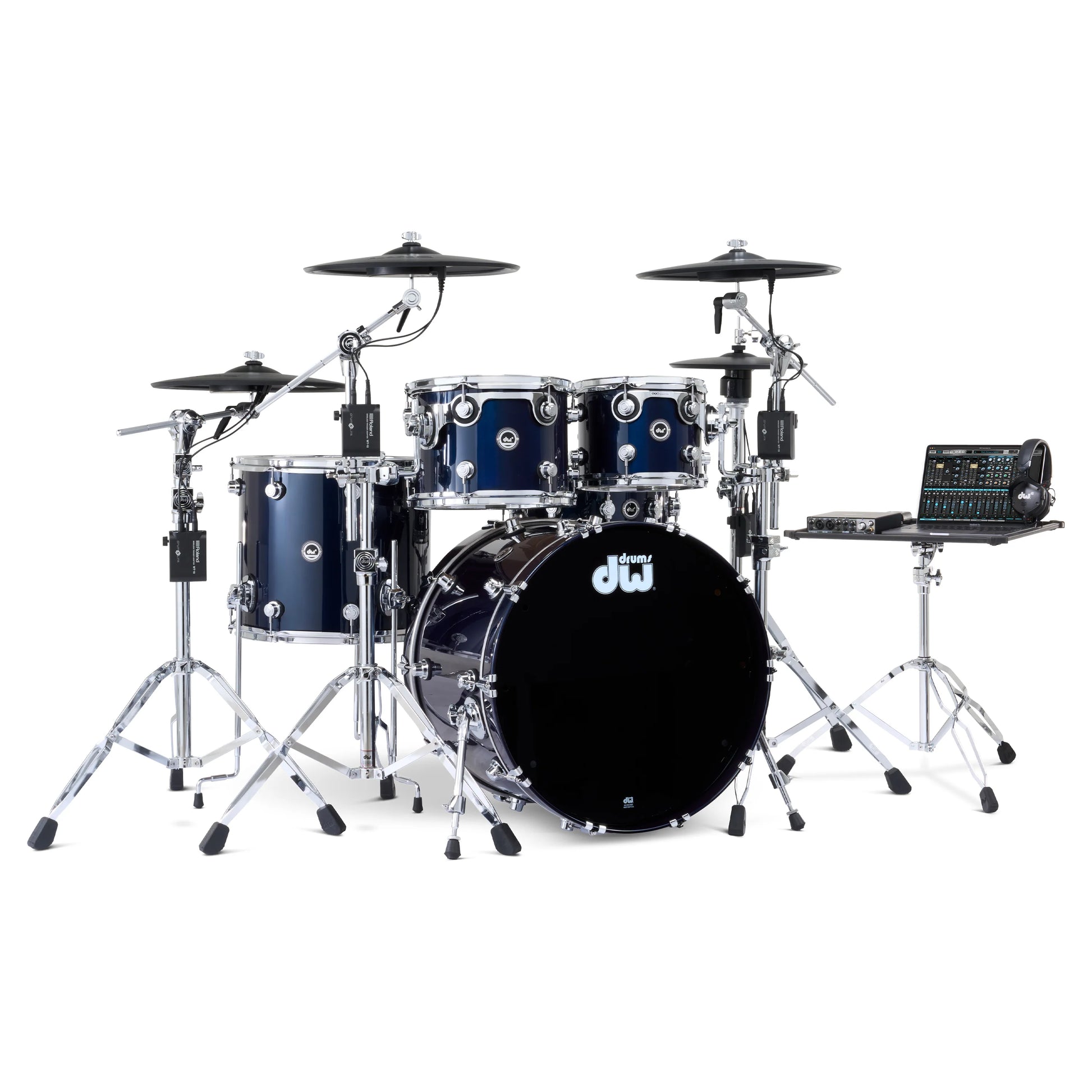 Trống Cơ DW DWe Drum Kit Bundle 5-Piece w/Roland V-Cymbals (22/10-12/16/14) - Việt Music