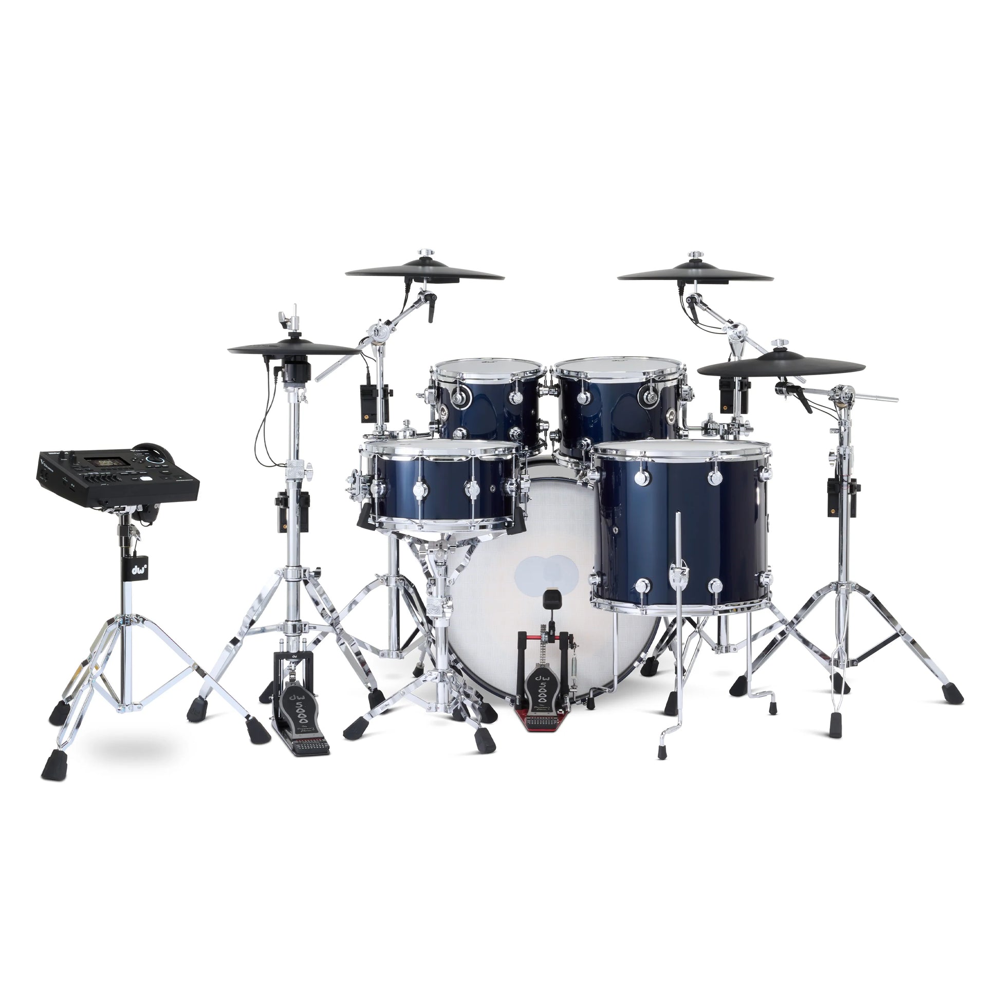 Trống Cơ DW DWe Drum Kit Bundle 5-Piece w/Roland V-Cymbals + V51 Module (22/10-12/16/14) - Việt Music