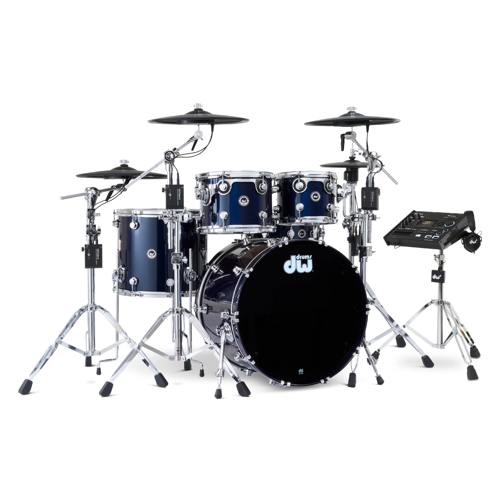 Trống Cơ DW DWe Drum Kit Bundle 5-Piece w/Roland V-Cymbals + V71 Module (22/10-12/16/14) - Việt Music