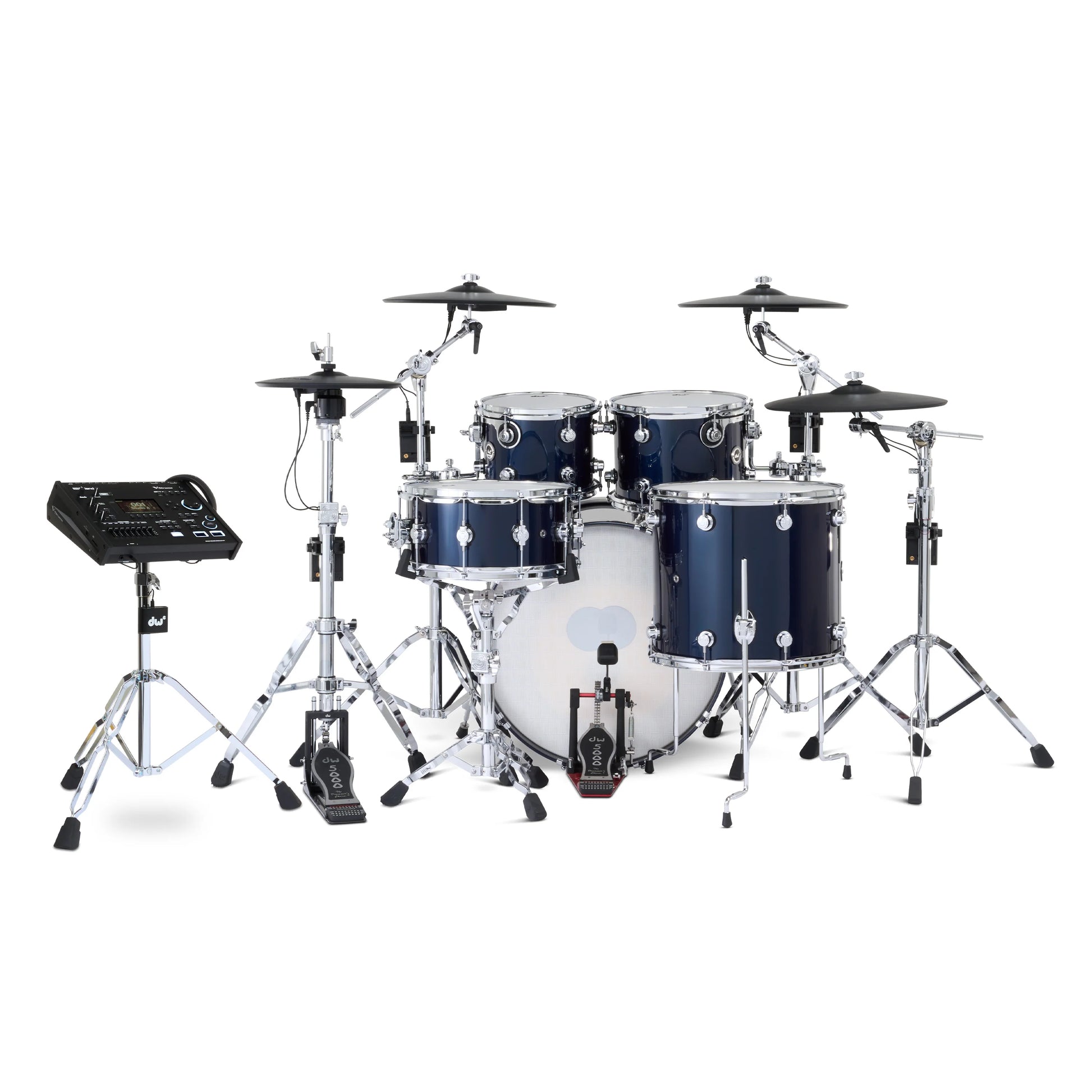 Trống Cơ DW DWe Drum Kit Bundle 5-Piece w/Roland V-Cymbals + V71 Module (22/10-12/16/14) - Việt Music