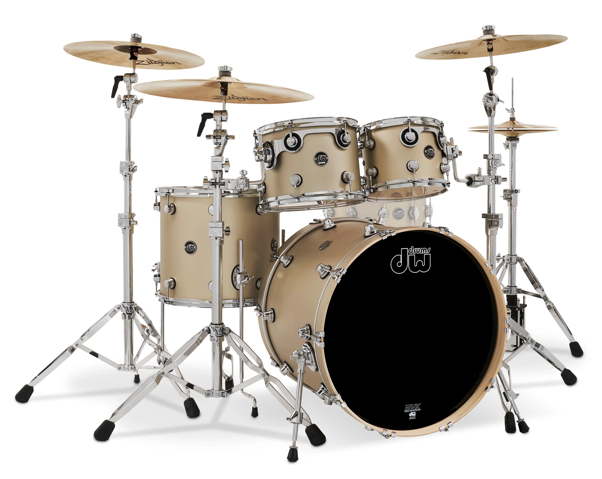 Trống Cơ DW Performance Series 4-Piece Kit (22/10-12/14/16) - Việt Music