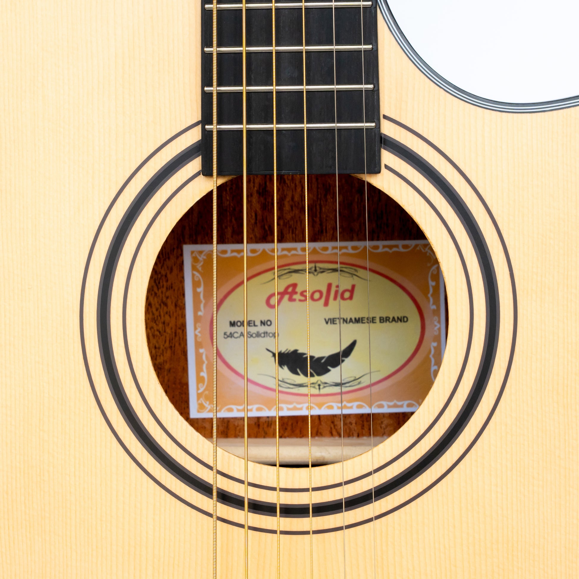 Đàn Guitar Acoustic Asolid 54CA - Việt Music