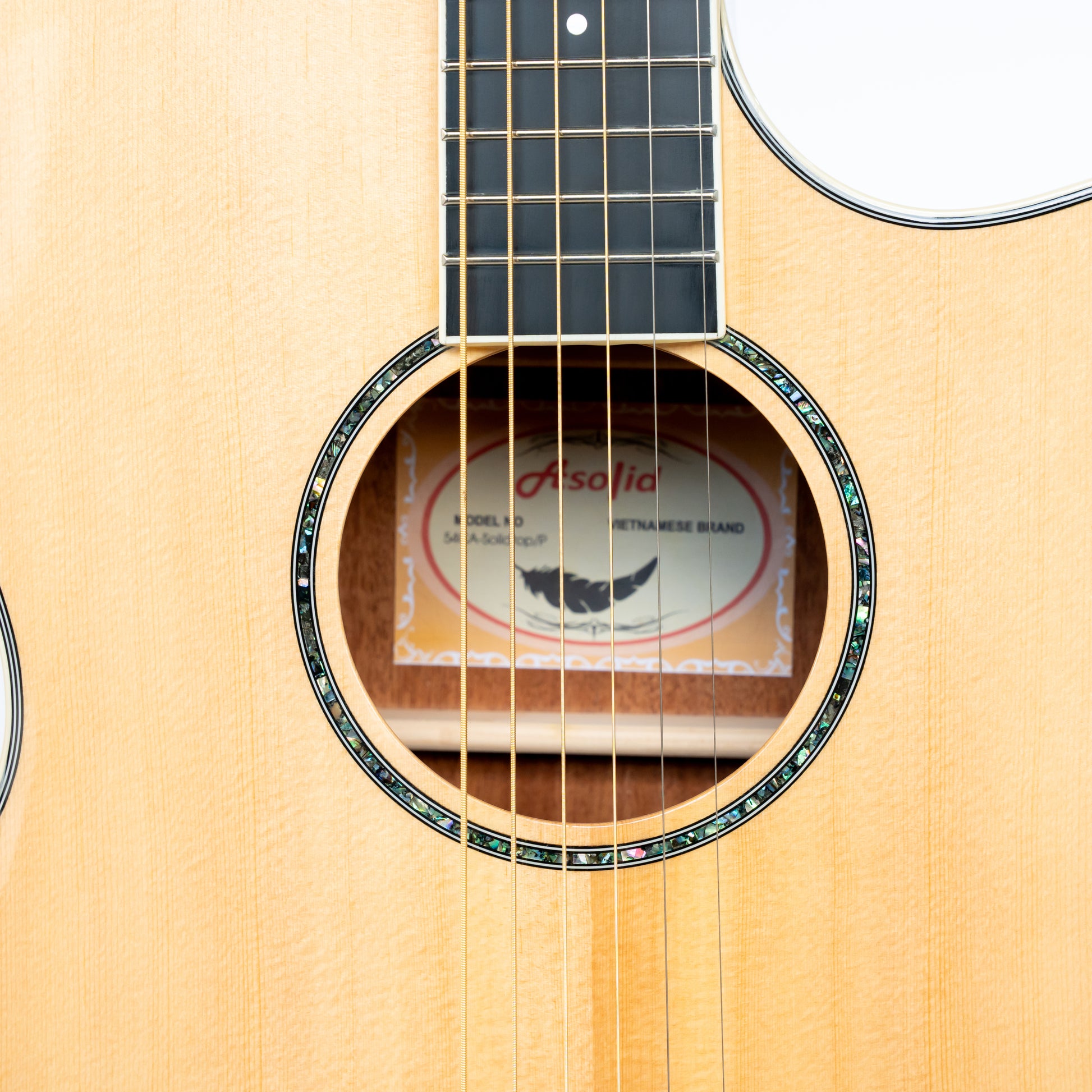 Đàn Guitar Acoustic Asolid 54CA-P - Việt Music