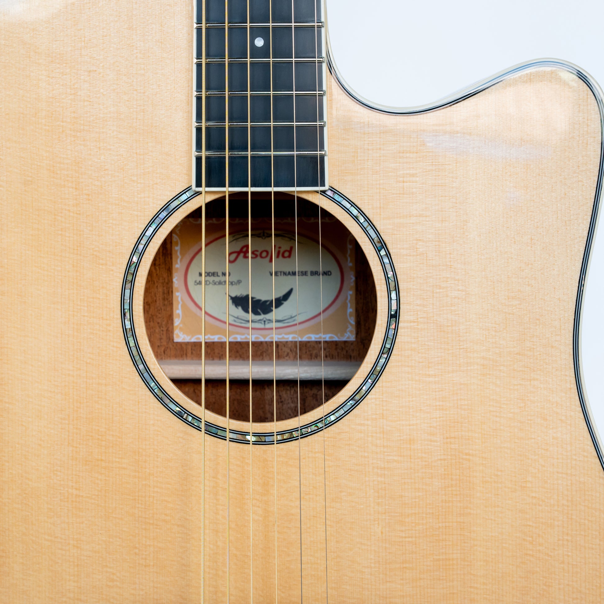 Đàn Guitar Acoustic Asolid 54CD-P - Việt Music