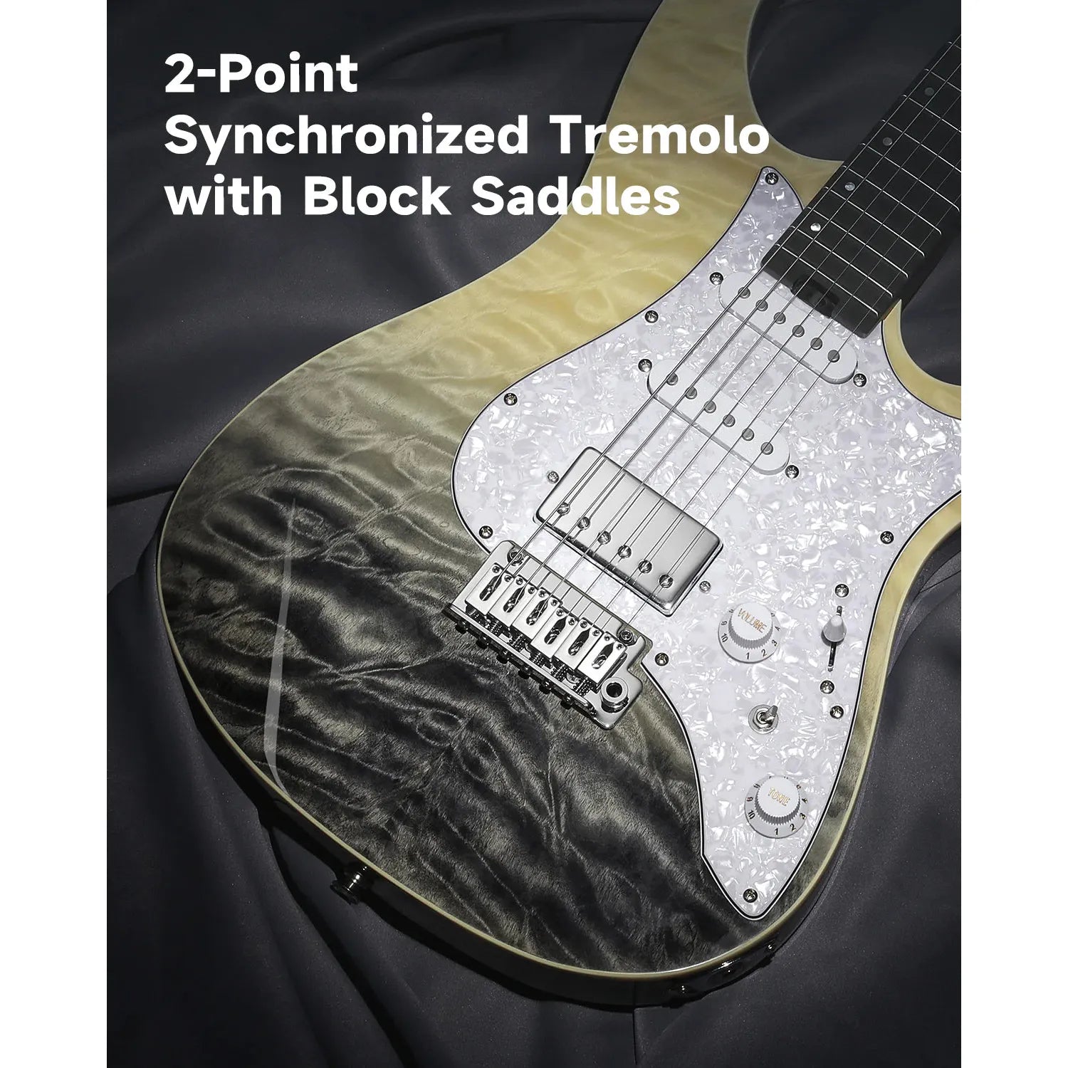 Đàn Guitar Điện Donner DST-550 HSS, Maple Fingerboard - Việt Music