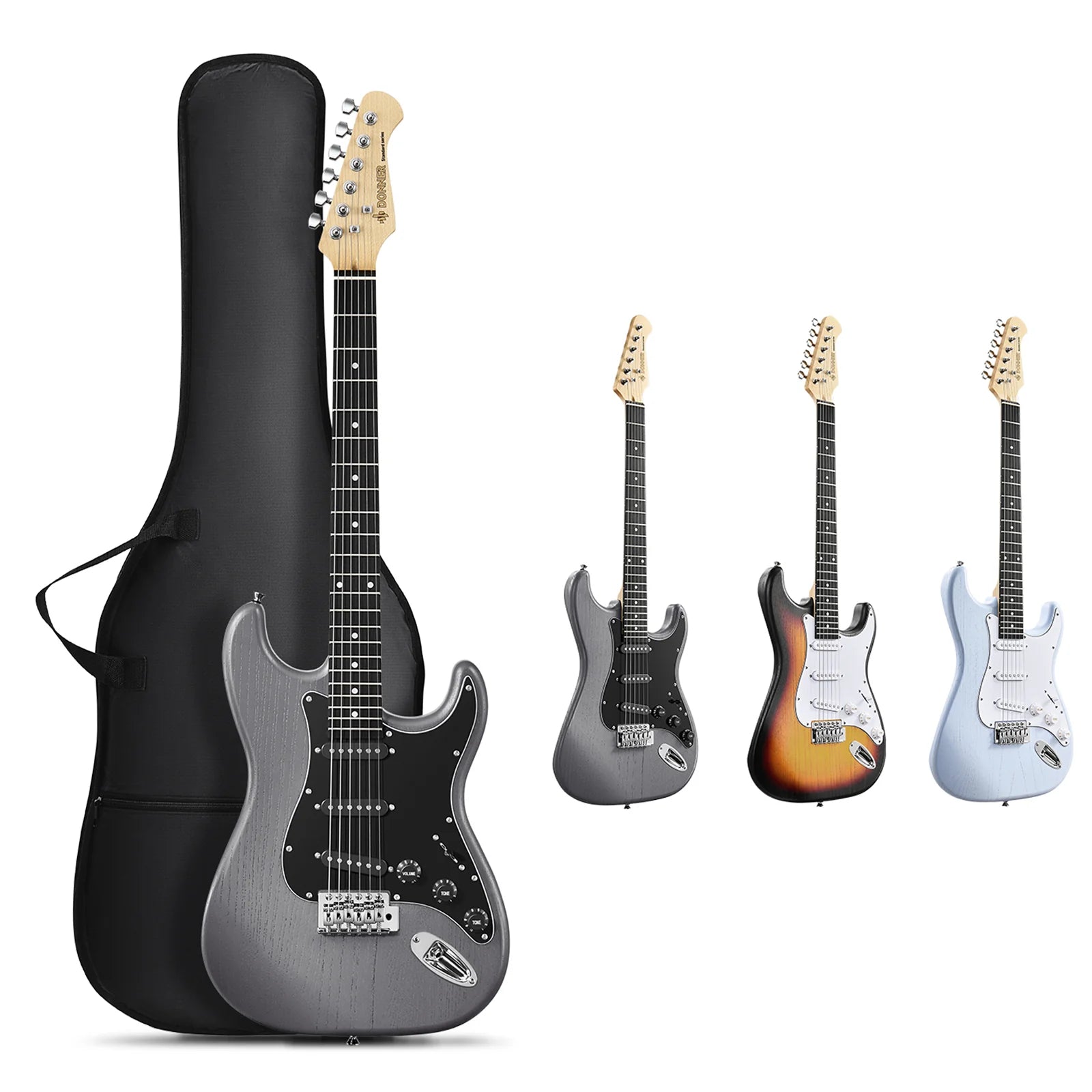 Đàn Guitar Điện Donner DST-80 SSS, HPL Fingerboard - Việt Music
