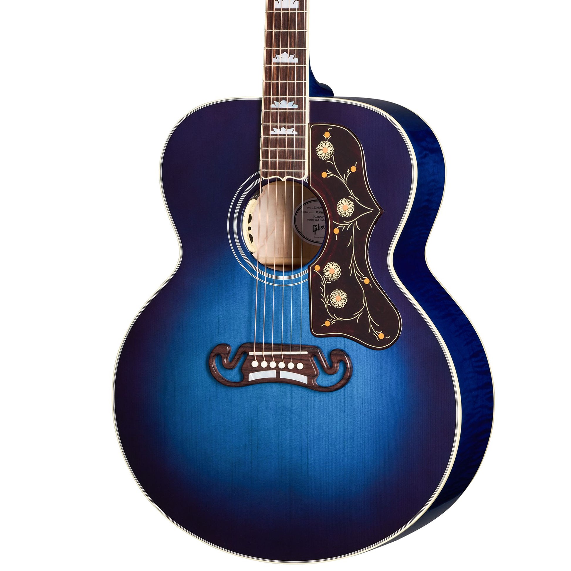 Đàn Guitar Acoustic Gibson Modern SJ-200 Standard, Exclusive, Blueberry Burst - Việt Music