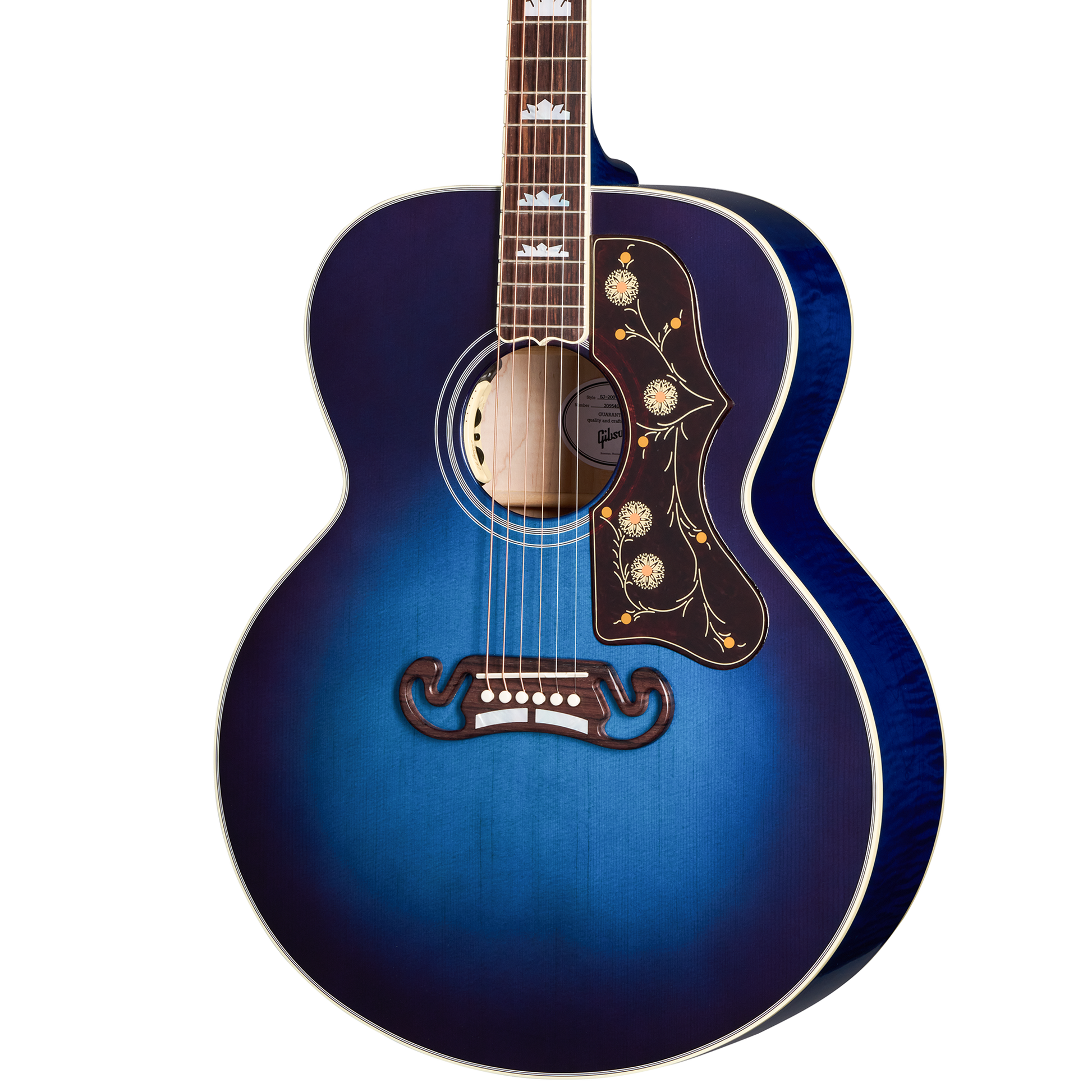 Đàn Guitar Acoustic Gibson Modern SJ-200 Standard, Exclusive, Blueberry Burst - Việt Music