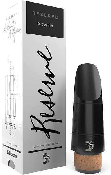 D’Addario Woodwinds Reserve Bb Clarinet Mouthpiece, X0