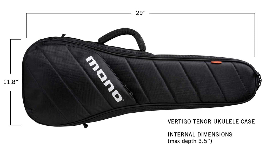 Bao Đàn Ukulele MONO Vertigo Tenor Ukulele Case, Màu Đen