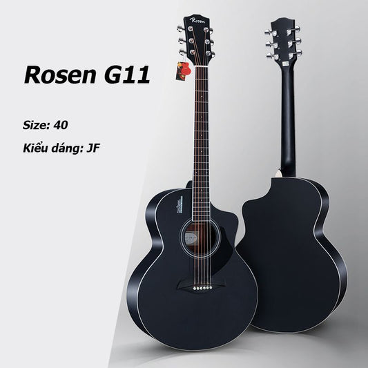 Đàn Guitar Acoustic Rosen G11JF - Jumbo Fingerstyle (Full phụ kiện)