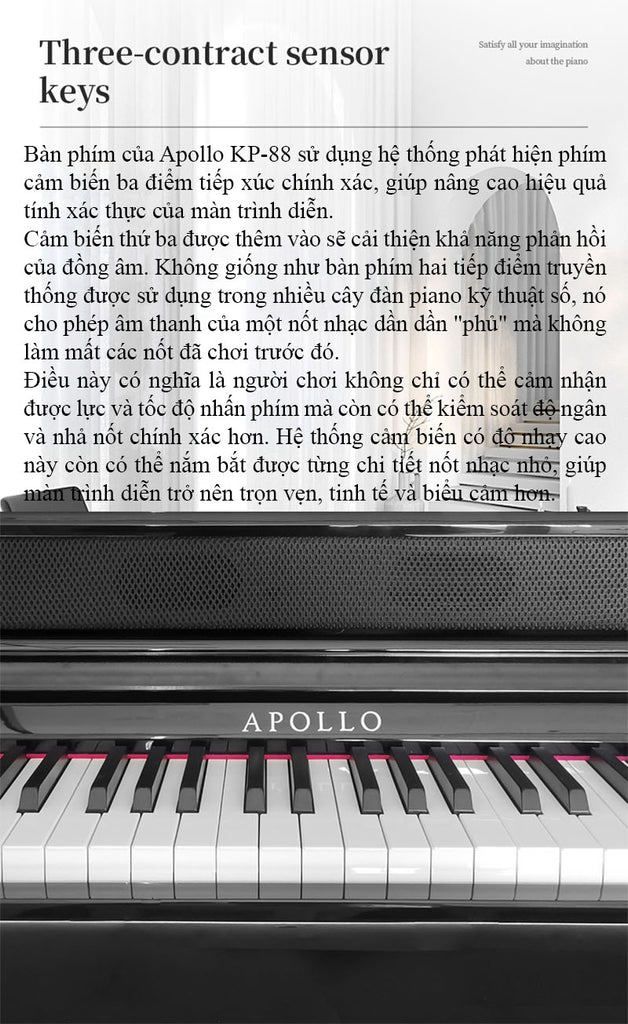 Đàn Piano Điện Apollo KP-88