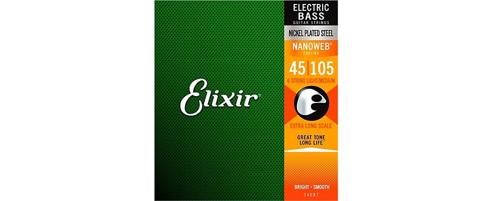 Dây bass Nanoweb của Elixir