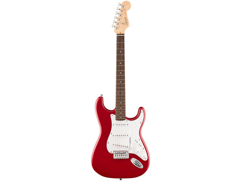 Squier 首次亮相繫列 Stratocaster SSS 電吉他，達科他紅。