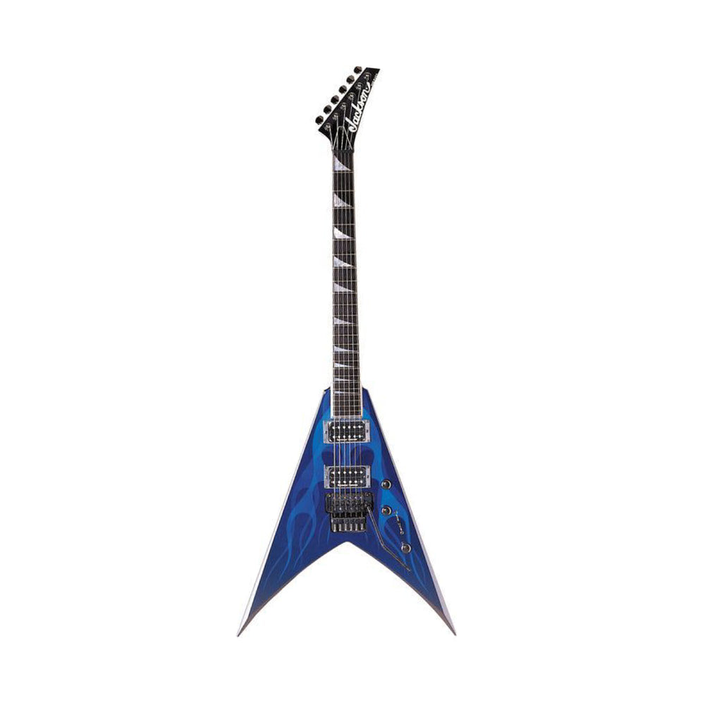 Đàn Guitar Điện Jackson USA Select Series King V KV2 Limited Edition HH, Blue Ghost Flame