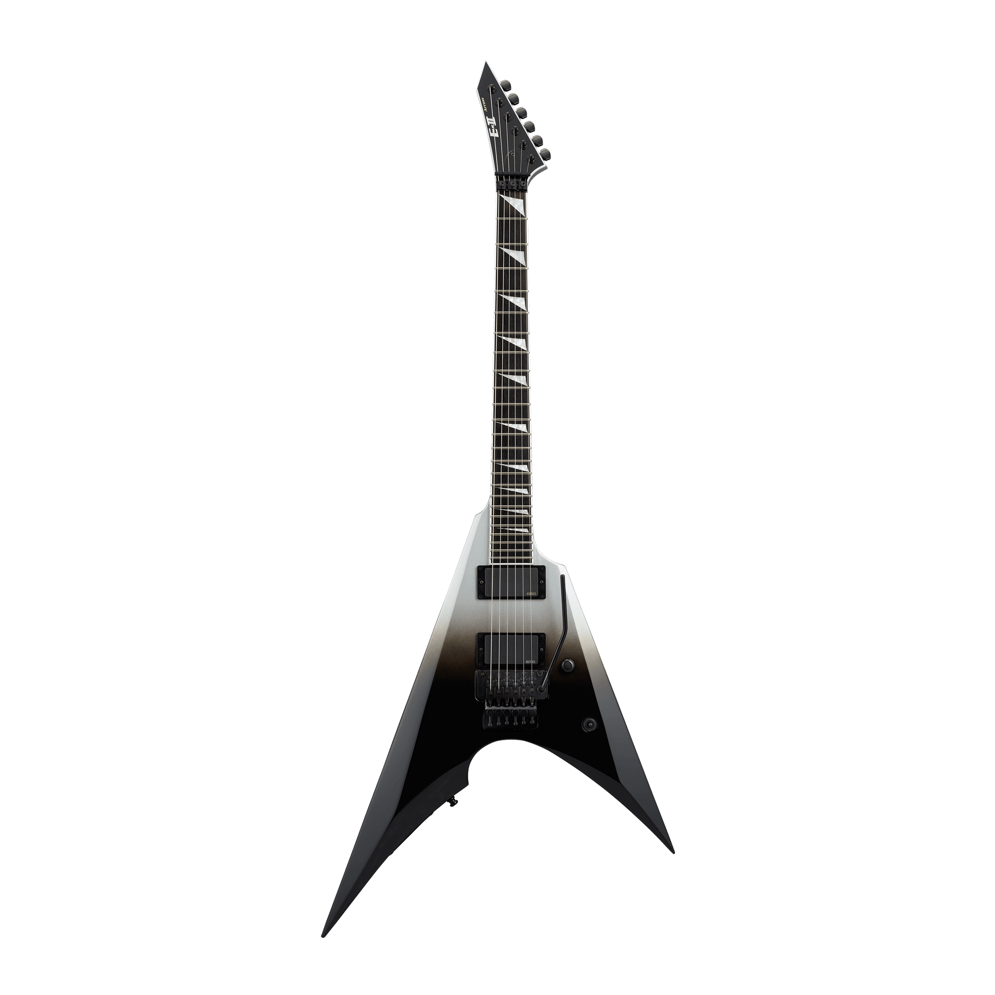Đàn Guitar Điện ESP E-II Arrow HH, Ebony Fingerboard, Black Silver Fade - Qua Sử Dụng - Việt Music