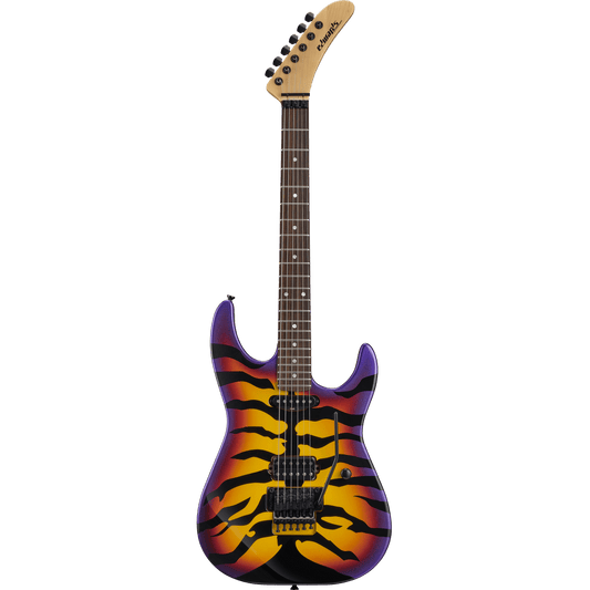 Đàn Guitar Điện Edwards Signature George Lynch E-PURPLE TIGER HH, Rosewood Fingerboard, Purple Sunburst Tiger Graphic - Việt Music
