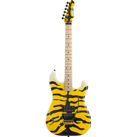 Đàn Guitar Điện Edwards Signature George Lynch E-YELLOW TIGER H, Maple Fingerboard, Yellow Tiger Graphic - Việt Music