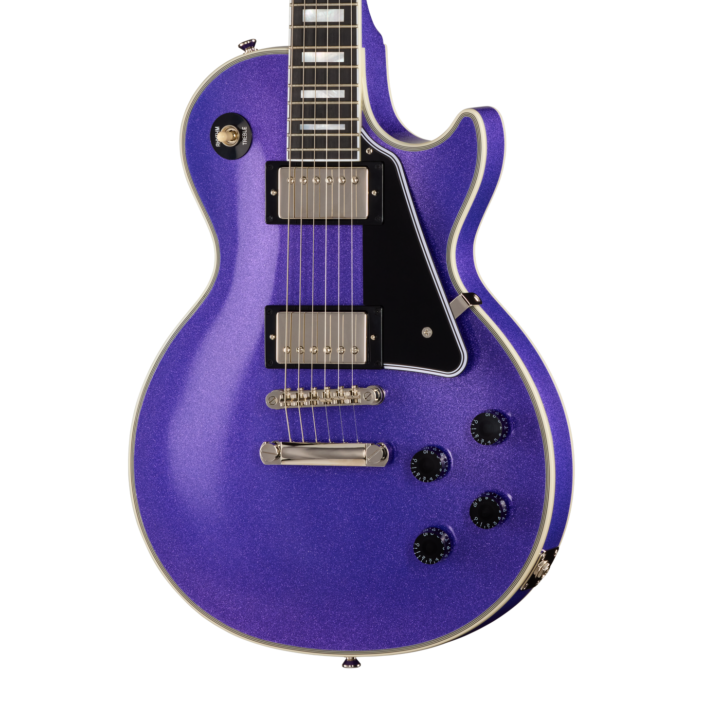Đàn Guitar Điện Epiphone Inspired by Gibson Custom Les Paul Custom HH, Ebony Fingerboard - Việt Music