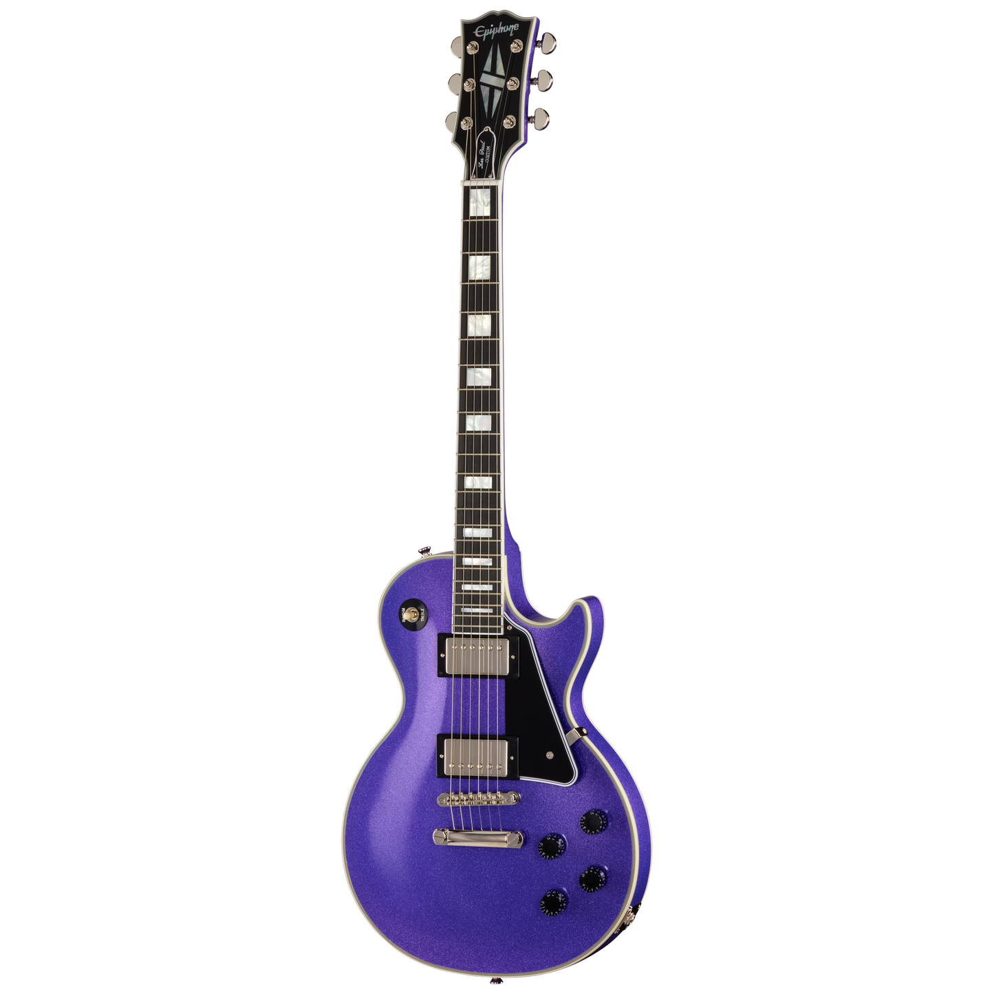 Đàn Guitar Điện Epiphone Inspired by Gibson Custom Les Paul Custom HH, Ebony Fingerboard - Việt Music