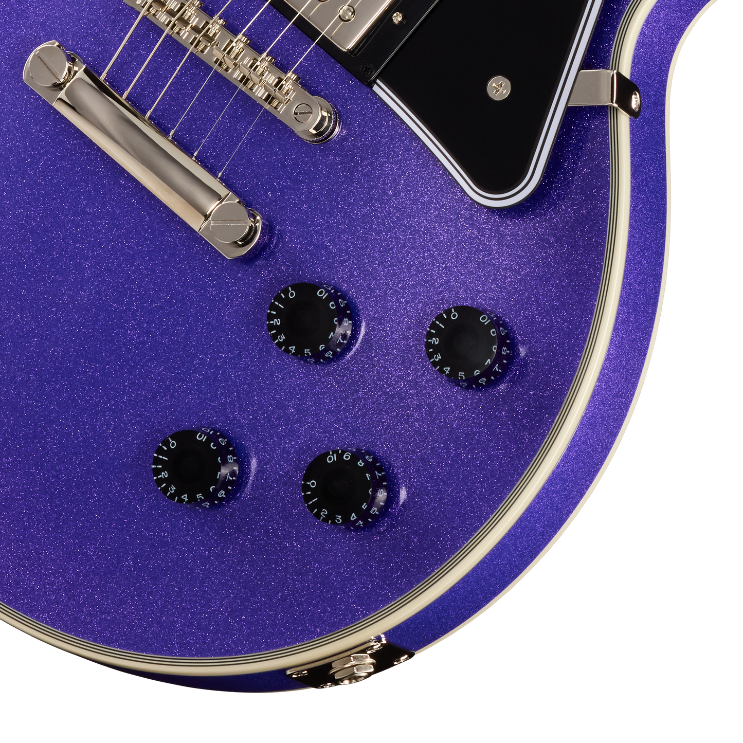 Đàn Guitar Điện Epiphone Inspired by Gibson Custom Les Paul Custom HH, Ebony Fingerboard - Việt Music