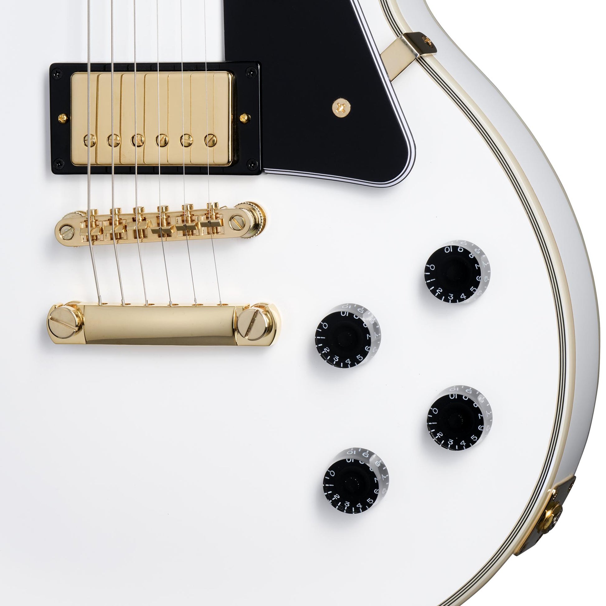 Đàn Guitar Điện Epiphone Inspired by Gibson Custom Les Paul Custom HH, Ebony Fingerboard - Việt Music