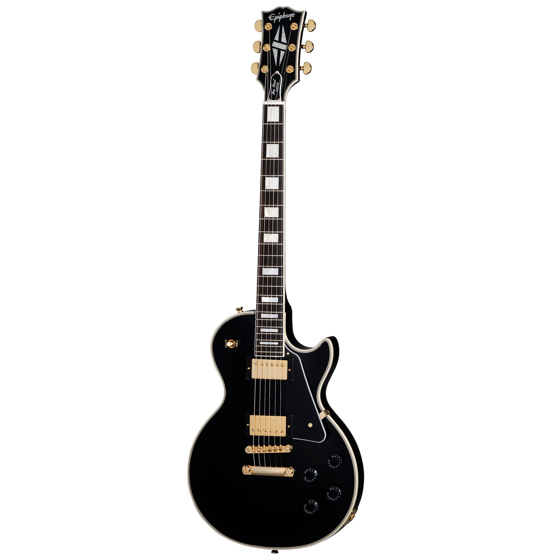 Đàn Guitar Điện Epiphone Inspired by Gibson Custom Les Paul Custom HH, Ebony Fingerboard - Việt Music