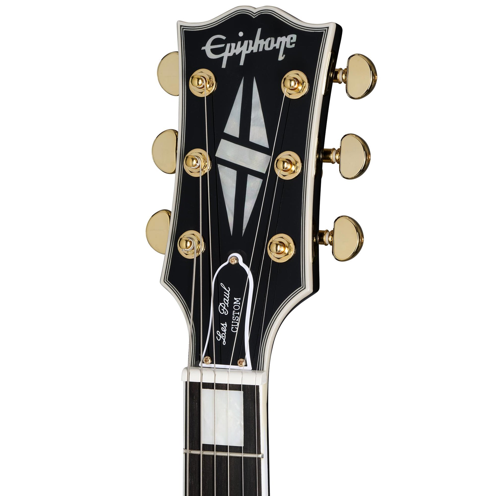 Đàn Guitar Điện Epiphone Inspired by Gibson Custom Les Paul Custom HH, Ebony Fingerboard - Việt Music