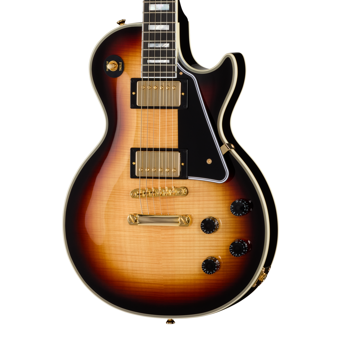 Đàn Guitar Điện Epiphone Inspired by Gibson Custom Les Paul Custom HH, Ebony Fingerboard - Việt Music
