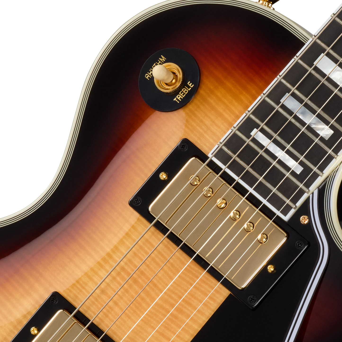 Đàn Guitar Điện Epiphone Inspired by Gibson Custom Les Paul Custom HH, Ebony Fingerboard - Việt Music