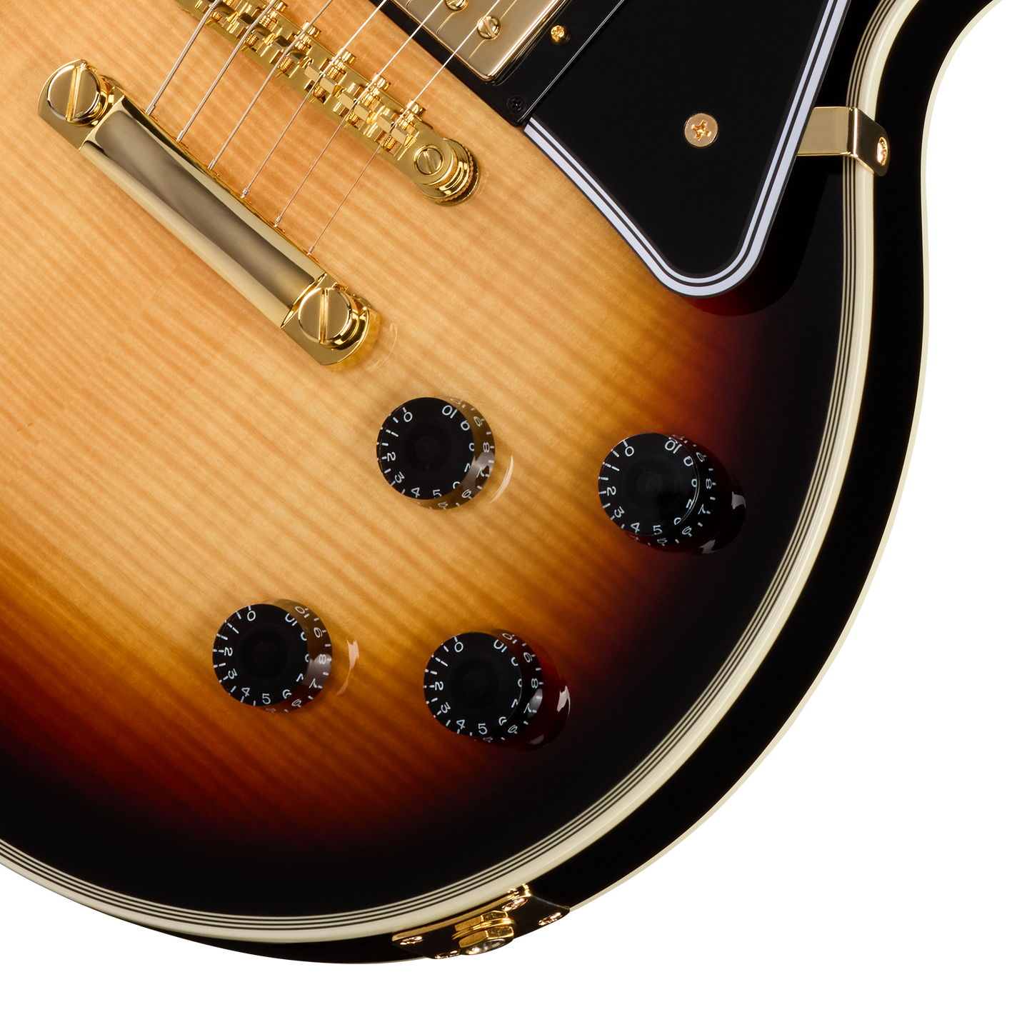 Đàn Guitar Điện Epiphone Inspired by Gibson Custom Les Paul Custom HH, Ebony Fingerboard - Việt Music
