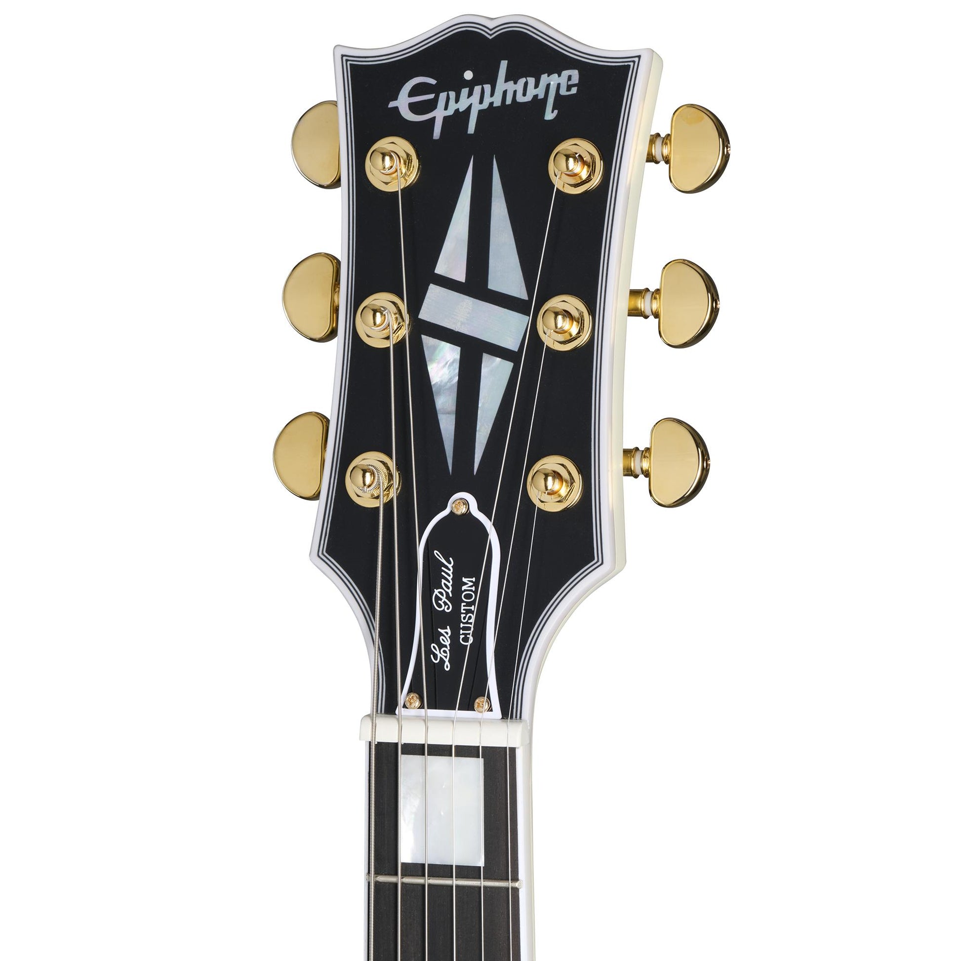 Đàn Guitar Điện Epiphone Inspired by Gibson Custom 1963 Les Paul SG Custom HHH, Ebony Fingerboard, Classic White - Việt Music