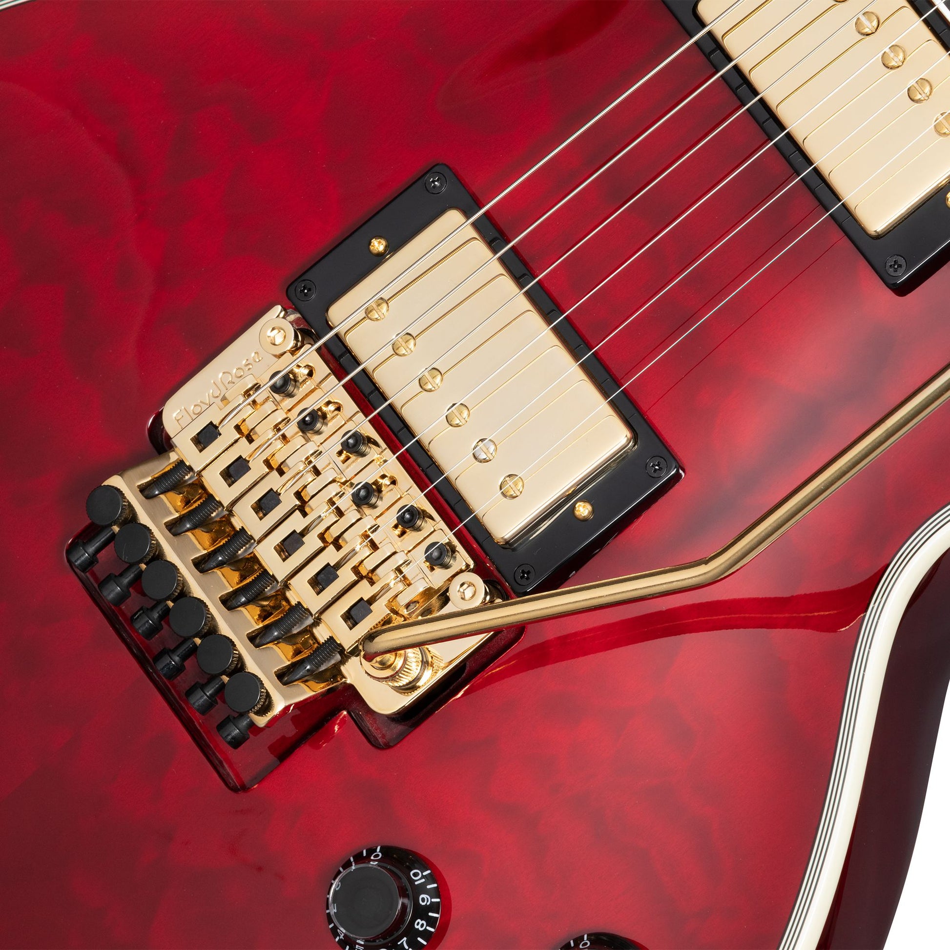 Đàn Guitar Điện Epiphone Alex Lifeson Les Paul Custom Axcess, Ruby - Việt Music