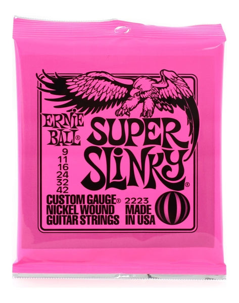 ERNIE BALL SUPER SLINKY ELECTRIC GUITAR STRINGS