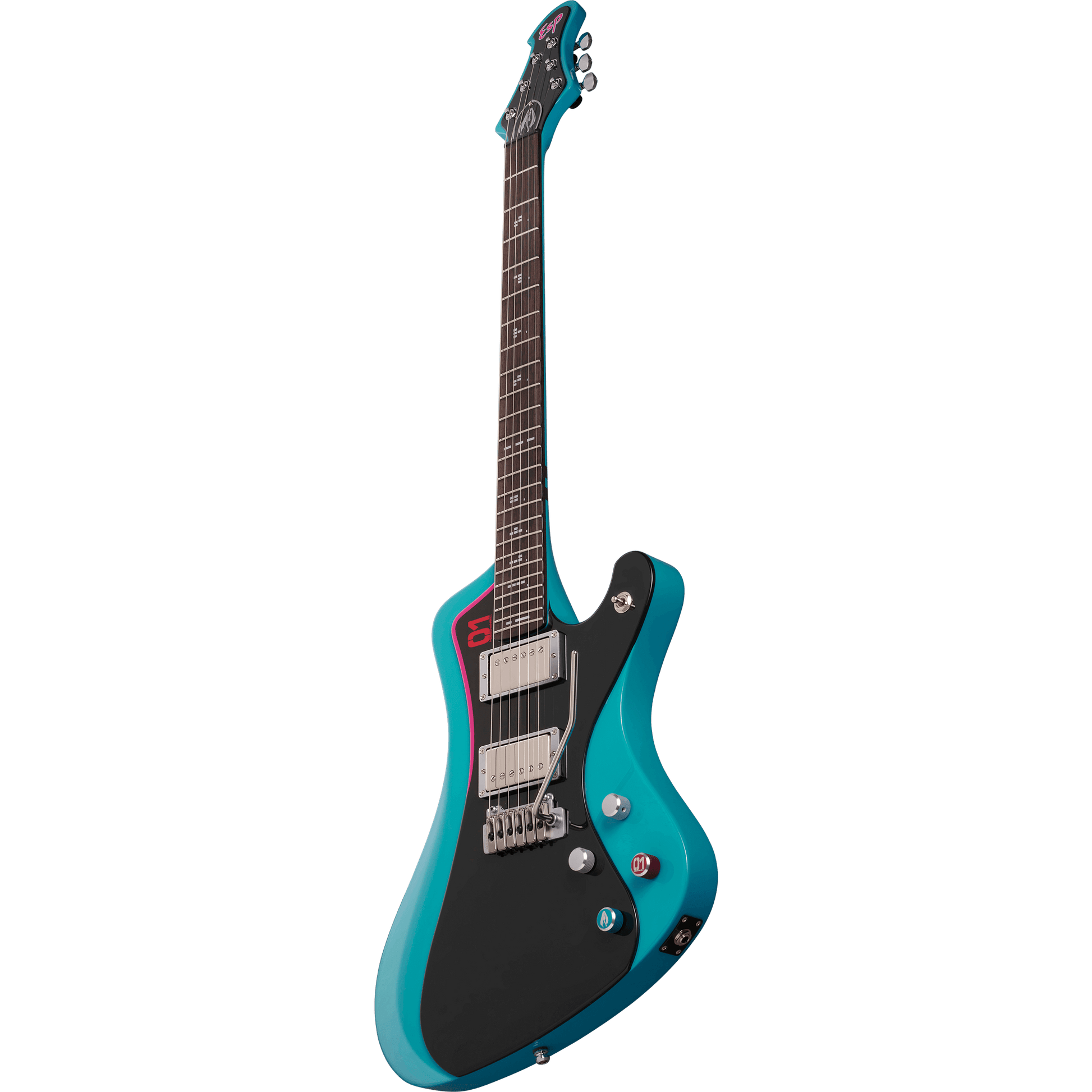 Đàn Guitar Điện ESP Stream-Miku-Custom V2 HH, Rosewood Fingerboard, Miku Blue - Việt Music