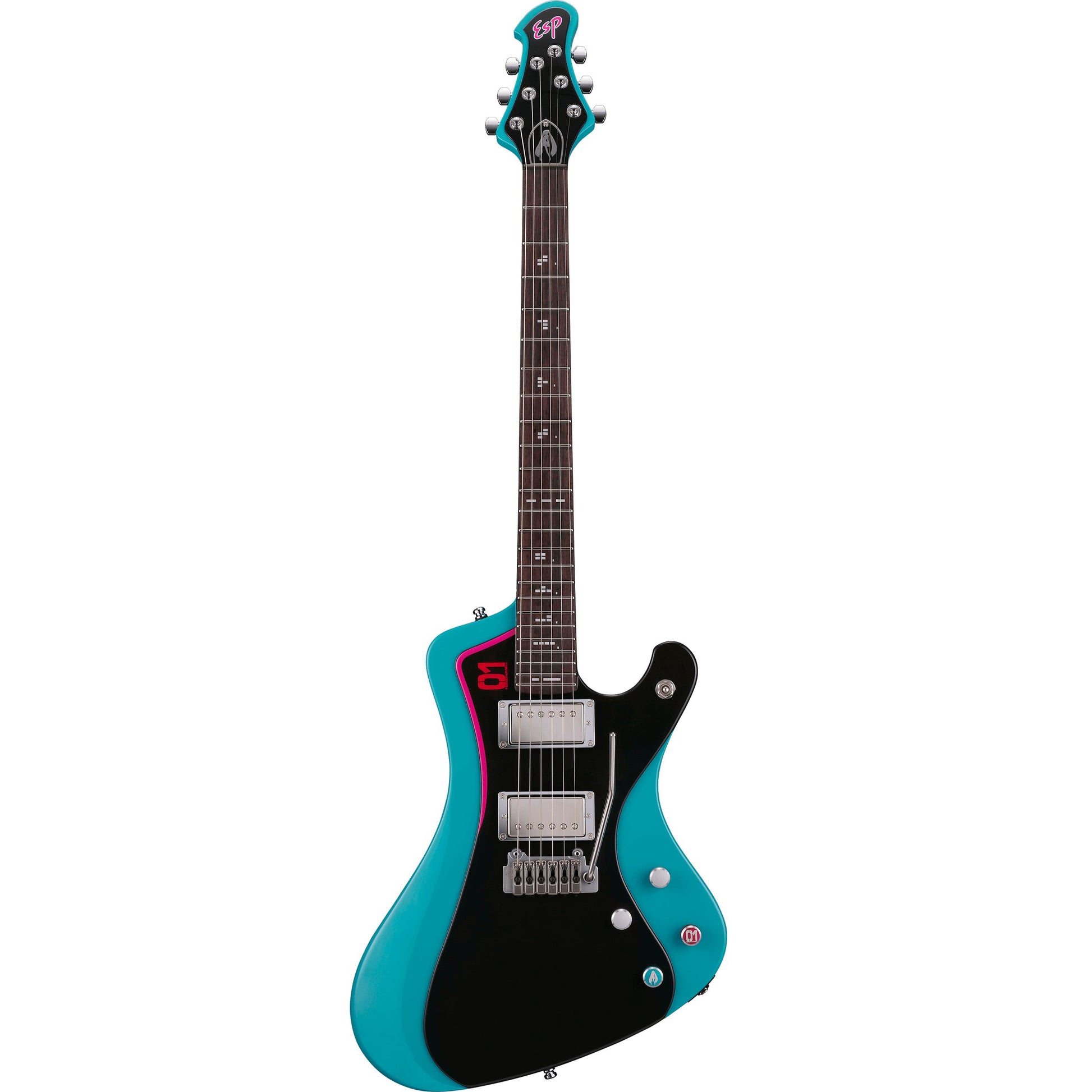 Đàn Guitar Điện ESP Stream-Miku-Custom V2 HH, Rosewood Fingerboard, Miku Blue - Việt Music