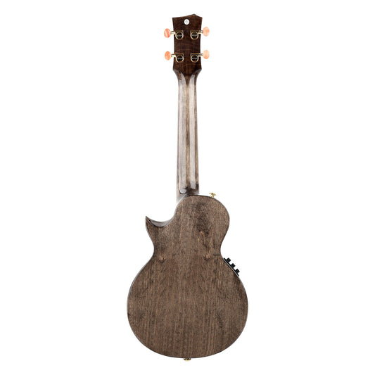 Đàn Ukulele Tenor Enya EUT-E6 Solid Maple, Black - Việt Music