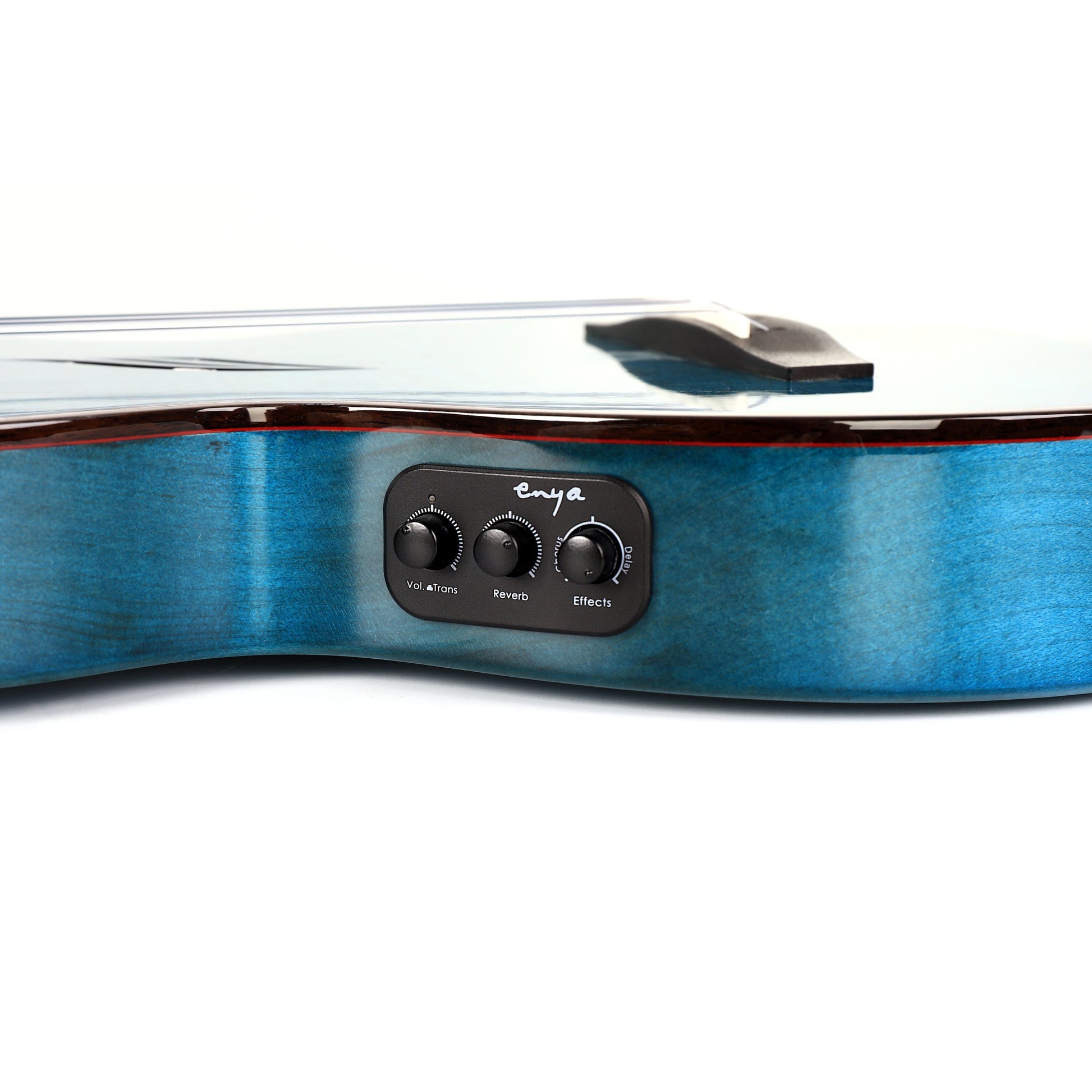 Đàn Ukulele Tenor Enya EUT-E6 Solid Maple, Blue - Việt Music