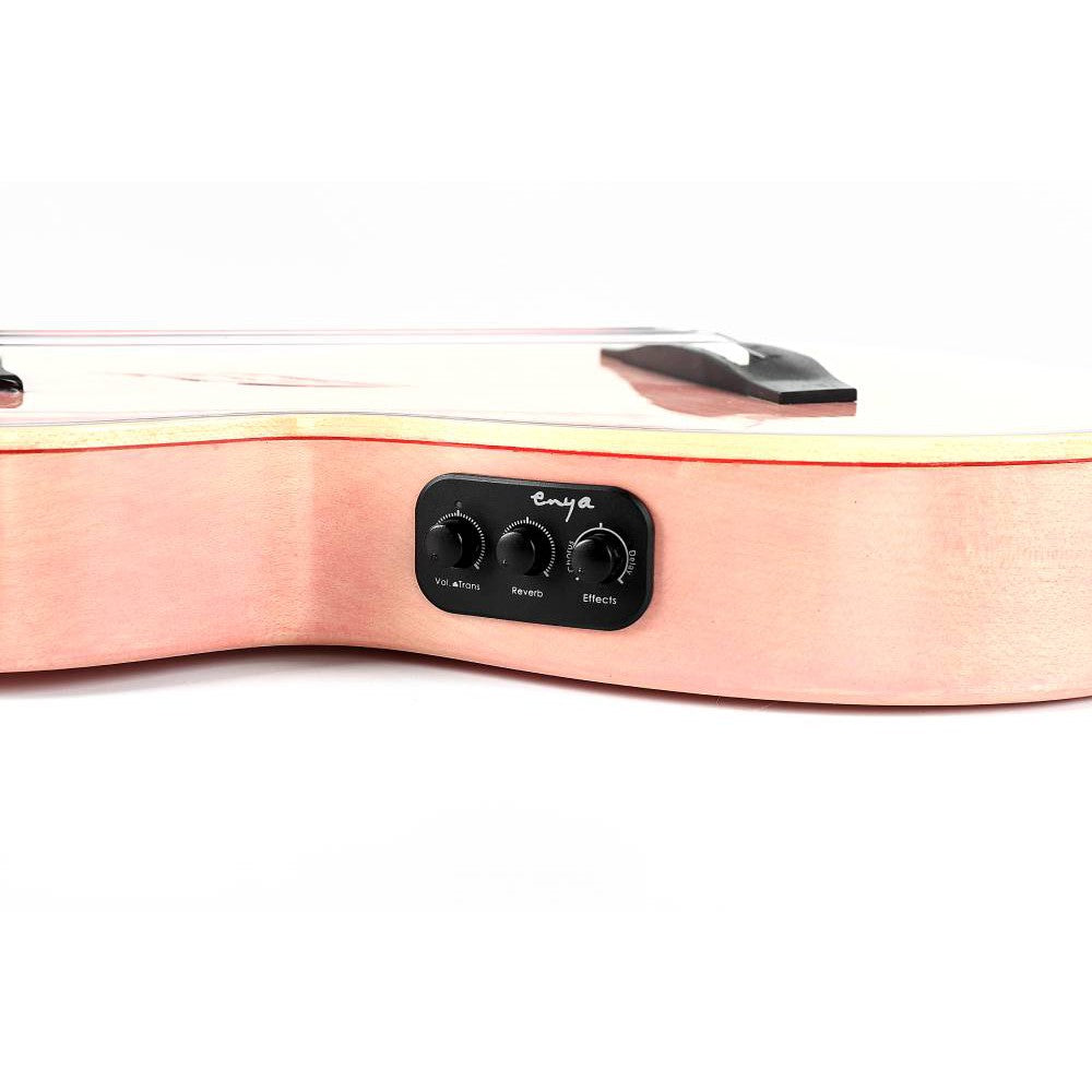 Đàn Ukulele Tenor Enya EUT-E6 Solid Maple, Pink - Việt Music