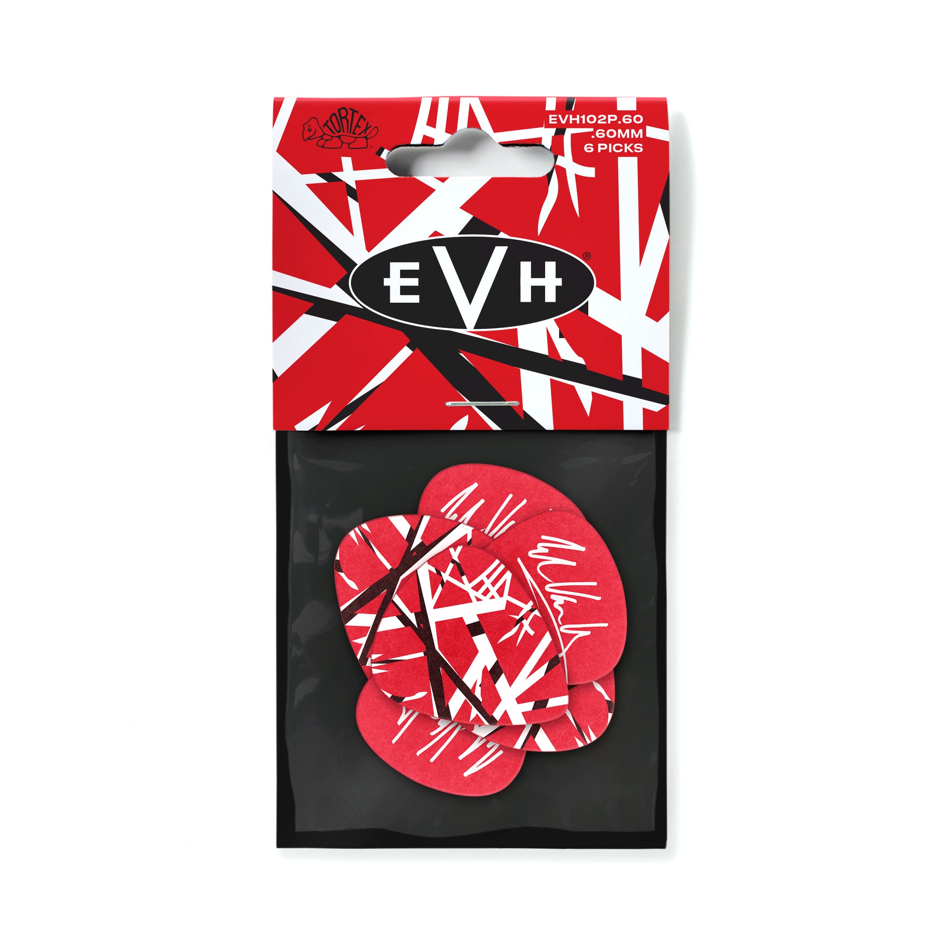 Pick Gảy Đàn Guitar Jim Dunlop EVH102P.60 EVH Tortex Frankenstein, 6pc - Việt Music