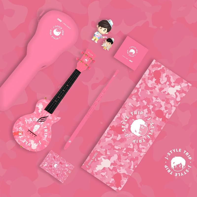 Đàn Ukulele Concert Enya Nova U - Jay Chou Pink, Limited Edition - Việt Music