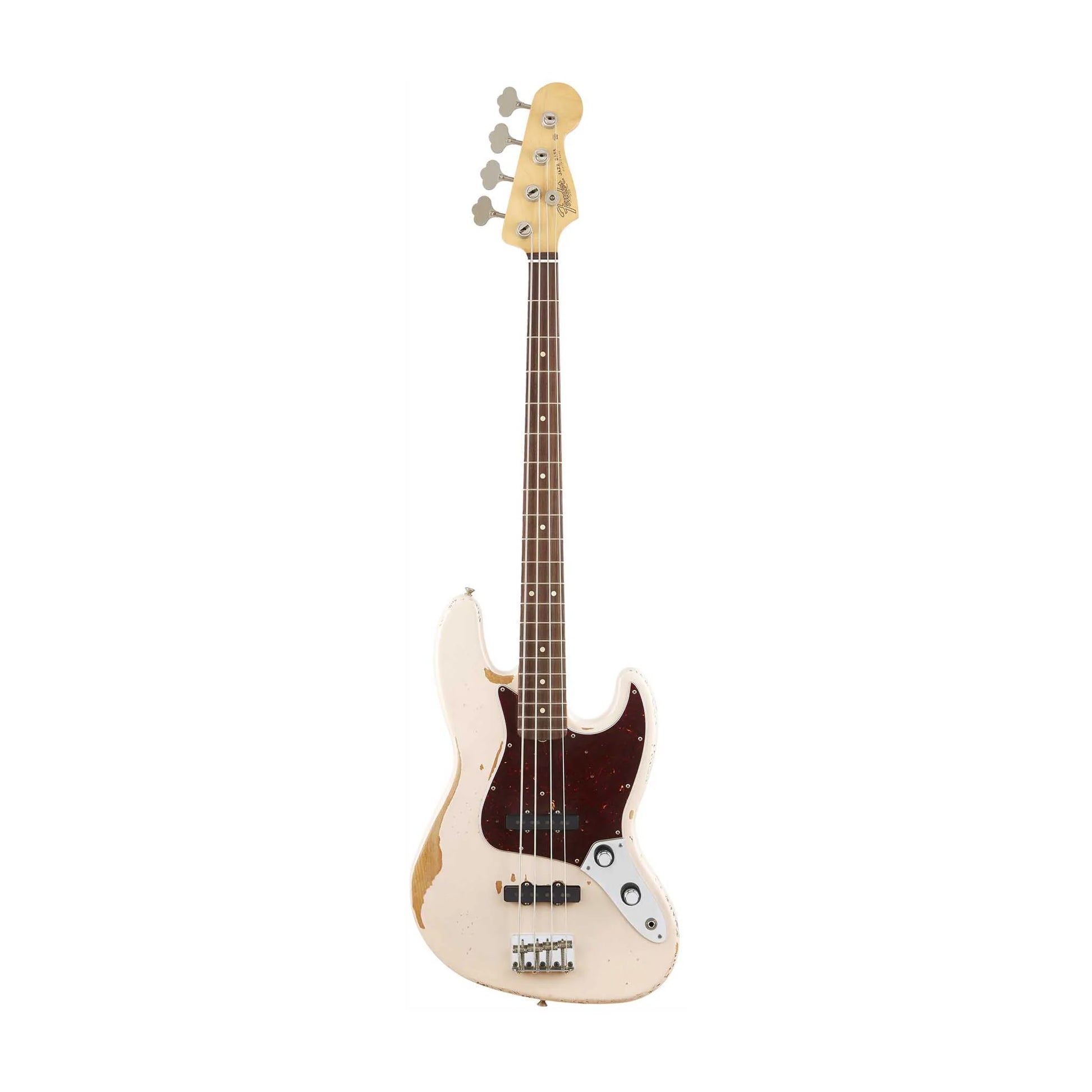 Đàn Guitar Bass Fender Artist Flea Jazz Bass SS, Rosewood Fingerboard, Shell Pink, Road Worn - Việt Music