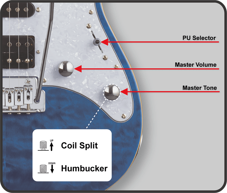 Đàn Guitar Điện GrassRoots G-SNAPPER CTM HSS, Rosewood Fingerboard