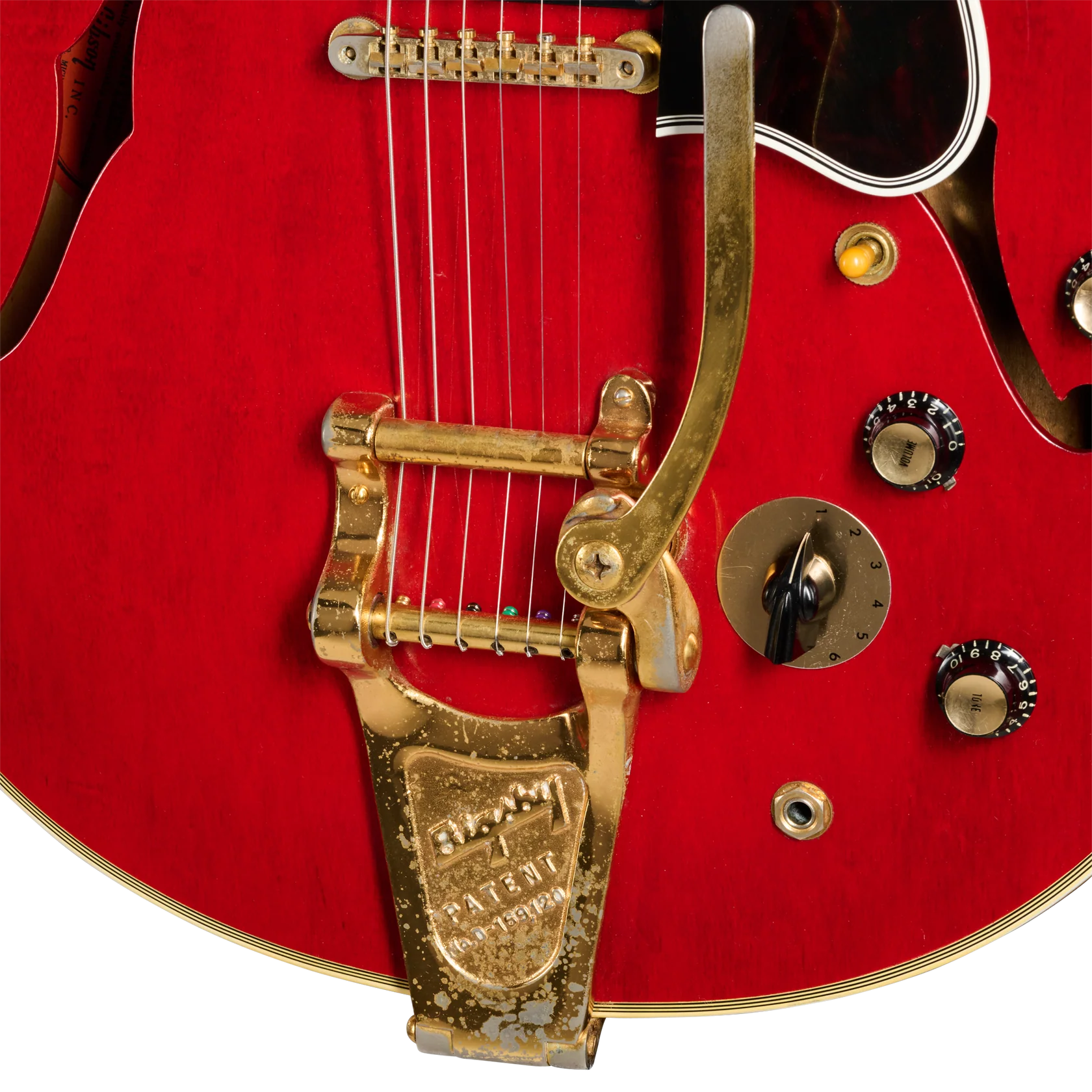 Đàn Guitar Điện Gibson Certified Vintage 1960 Gibson ES-355TDSV HH, Ebony Fingerboard, Cherry - Việt Music
