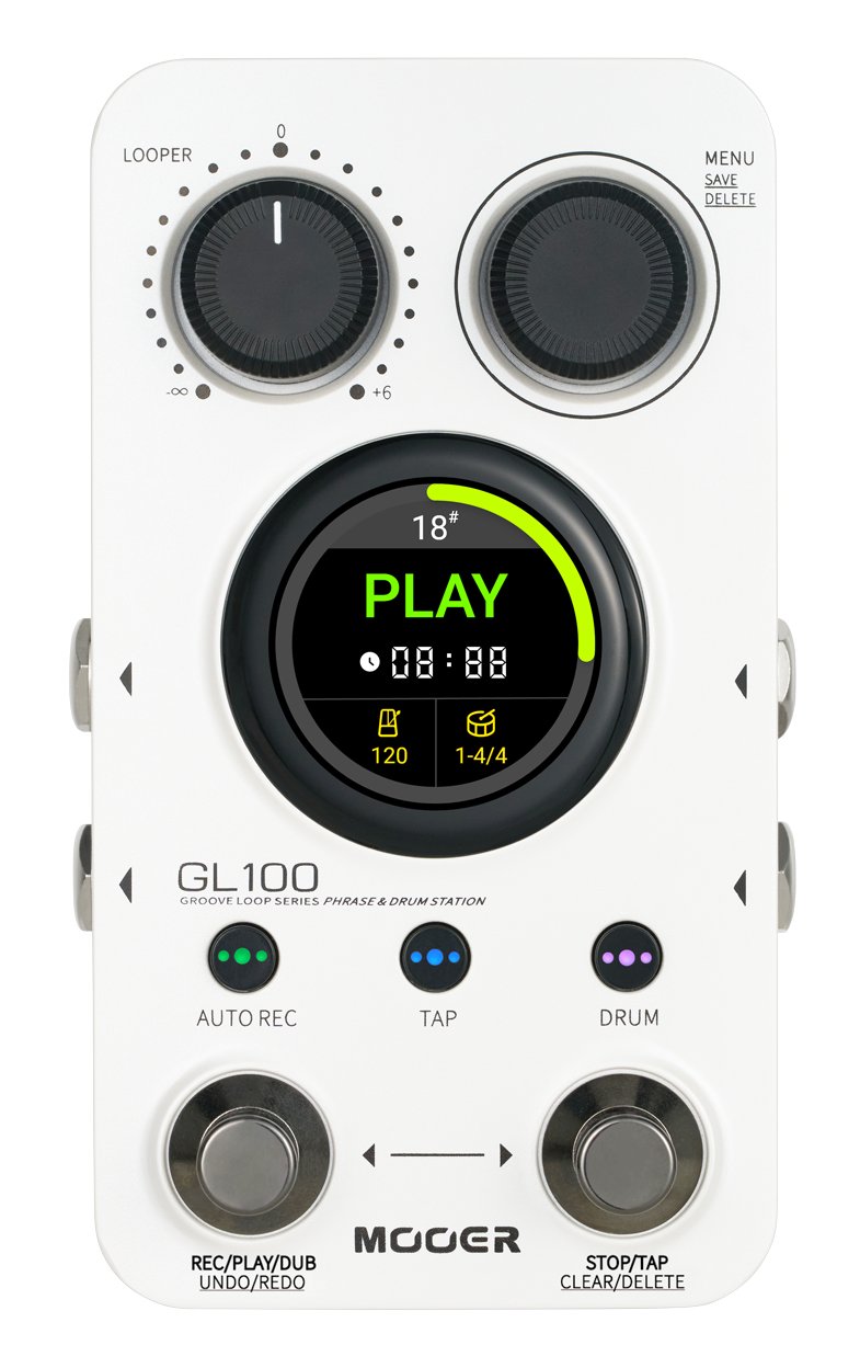 Pedal Guitar Mooer GL100 Groove Loop Series Phrase and Drum Station Looper - Việt Music