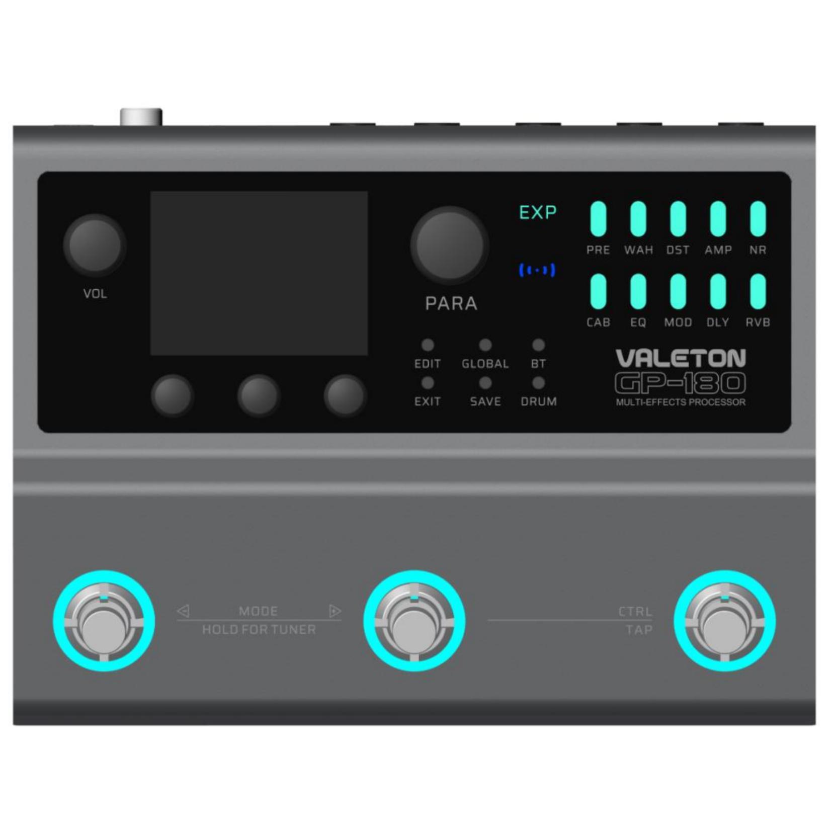 Pedal Guitar Valeton GP-180 Multi-FX, Amp Modeller & IR Loader - Việt Music